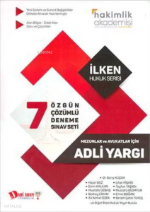Hakimlik Akademisi Adli Yargı 7'li Çözümlü Deneme Sınavı Dahi Adam Yayınları