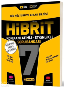 Hız Yayınları 7. Sınıf Hibrit Din Kültürü ve Ahlak Bilgisi Soru Bankası