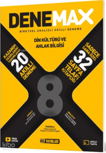 Hız Yayınları Denemax 8. Sınıf Din Kültürü ve Ahlak Bilgisi 20'li Akıllı Deneme