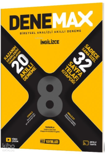 Hız Yayınları Denemax 8. Sınıf İngilizce 20'li Akıllı Deneme