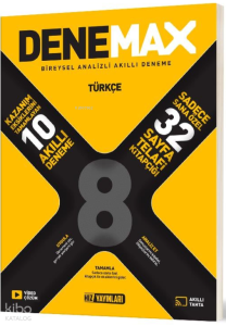Hız Yayınları Denemax 8. Sınıf Türkçe 10'lu Akıllı Deneme