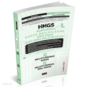 HMGS Özet Konu Anlatımı Milletlerarası Hukuk Milletlerarası Özel Hukuk