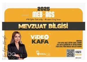 Hoca Kafası 2025 MEB AGS Mevzuat Bilgisi Video Kafa Notlar - Esra Özkan Karaoğlu Hoca Kafası Yayınları