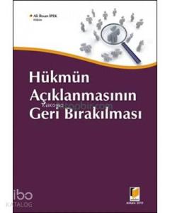 Hükmün Açıklanmasının Geri Bırakılması