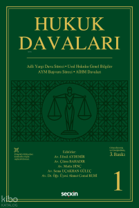 Hukuk Davaları 1 (Ciltli);Adli Yargı - Usul Hukuku - Anayasa Mahkemesi - AİHM Davaları