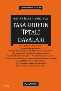 İcra ve İflas Hukukunda Tasarrufun İptali Davaları