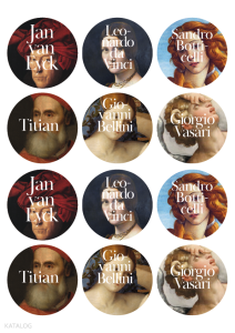 İkonik Tablolar Sticker  (12’li)