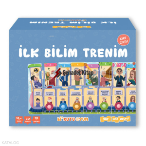 İlk Bilim Trenim - Cırt Cırtlı Yapboz ve Kitap Seti
