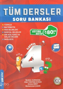 İlk Önce Yayıncılık 4. Sınıf Tüm Dersler Soru Bankası