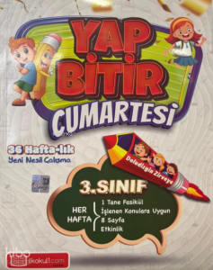İlkokul1 Yayınları 3.Sınıf Yap Bitir (36 Hafta Etkinlik Kitabı)