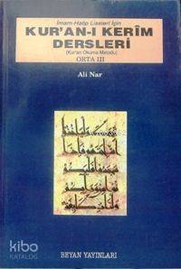 İmam Hatip Liseleri İçin| Kur'an-ı Kerim Dersleri; Orta 3