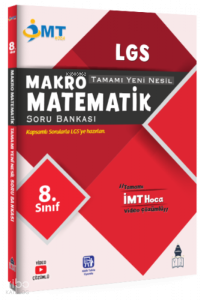 İMT Hoca 8. Sınıf LGS Matematik Makro Soru Bankası Video Çözümlü İMT Hoca