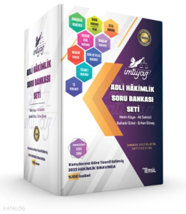 İmtiyaz  Adli Hakimlik  Soru Bankası Seti