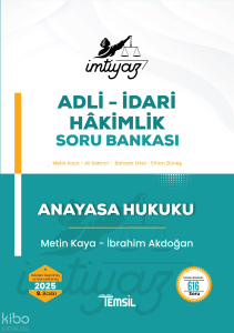 İmtiyaz Adli-İdari Hâkimlik Soru Bankası - Anayasa Hukuku