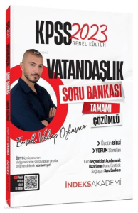 İndeks Akademi 2023 KPSS Vatandaşlık Soru Bankası Çözümlü
