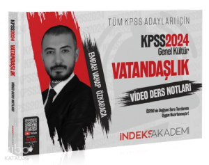 İndeks Akademi 2024 KPSS Vatandaşlık Video Ders Notları