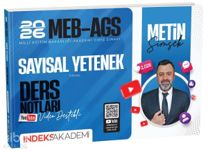 İndeks Akademi 2026 MEB-AGS Sayısal Yetenek Video Ders Notları