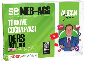 İndeks Akademi 2026 MEB-AGS Türkiye Coğrafyası Video Ders Notları