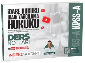 İndeks Akademi KPSS A Grubu İdare ve İdari Yargılama Hukuku Video Ders Notları