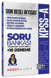 İndeks Akademi KPSS A Grubu İktisat Son Beşli Soru Bankası ve 10 Deneme Çözümlü