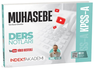 İndeks Akademi KPSS A Grubu Muhasebe Video Ders Notları