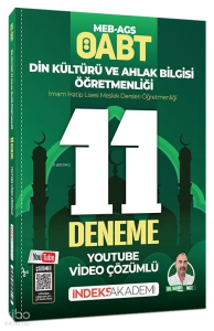 İndeks Akademi ÖABT MEB-AGS Din Kültürü ve Ahlak Bilgisi 11 Deneme Youtube Video Çözümlü