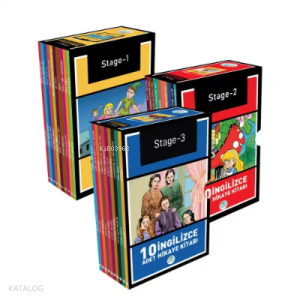 İngilizce Hikaye Seti 30 Kitap (Stage 1-2-3) Maviç...