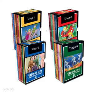 İngilizce Hikaye Seti 40 Kitap (Stage 1-2-3-4) Maviçatı Yayınları