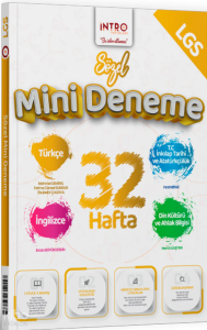 İntro Yayınları 8. Sınıf Sözel 32 Hafta Mini Deneme