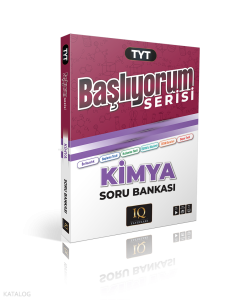 IQ Yayınları TYT Başlıyorum Kimya Soru Bankası