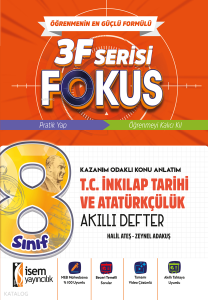 İsem Yayıncılık 8. Sınıf T.C. İnkılap Tarihi ve Atatürkçülük Akıllı Defter