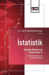 İstatistik Alanında Uluslararası Araştırmalar-IV