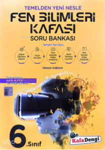 Kafa Dengi 6. Sınıf Fen Bilimleri Kafası Soru Bankası (Tümü Video Çözümlü)