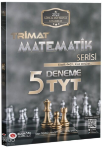 Karaağaç Yayınları 2023 TYT Matematik Trimat Serisi 5 Deneme