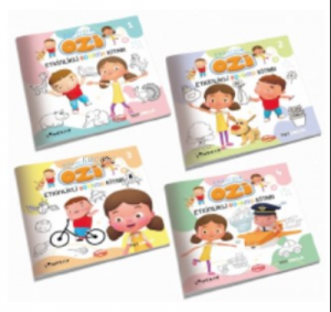 Kardeşim Ozi Etkinlikli Boyama Kitapları Seti (4 Kitap Set)