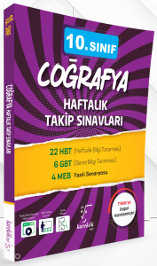 Karekök Yayınları 10. Sınıf Coğrafya Haftalık Takip Sınavları