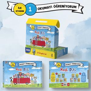 Kedi Piti Seti (10 Kitap - Kutulu);Okumayı Öğreniyorum 1