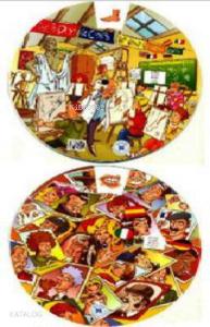 Kelime Çarkı - İnsan Vücudu ve Yüzü (İngilizce, İspanyolca, Almanca, Fransızca, İtalyanca); Multilingual Vocabulary Wheels - Body Parts