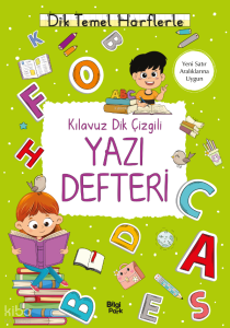 Kılavuz Dik Çizgili Yazı Defteri (Küçük Boy)