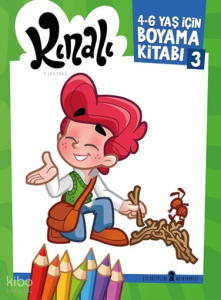 Kınalı 4-6 Yaş İçin Boyama Kitabı 3 (Yeşil)