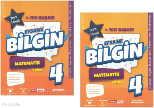Kırmızı Beyaz 4. Sınıf Efsane Bilgin Matematik (2 Kitap)