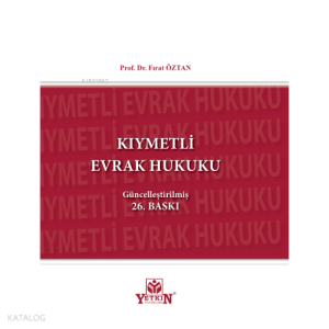 Kıymetli Evrak Hukuku