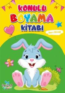 Konulu Boyama Kitabı; Sarı Kitap