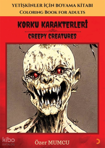 Korku Karakterleri – Yetişkinler için Boyama Kitabı