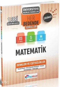 Köşebilgi TYT AYT Matematik Denklemler ve Eşitsizlikler Her Bedende Soru Bankası 1. Seri