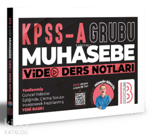 KPSS A Grubu Muhasebe Video Ders Notları