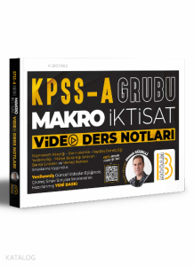 KPSS A Makro İktisat Video Ders Notları