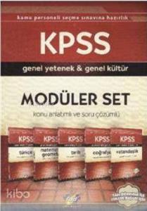 KPSS Genel Yetenek-Genel Kültür Konu Anlatımlı Modüler Set