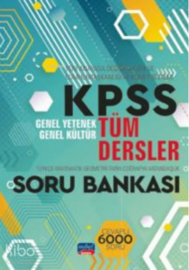 KPSS Tüm Dersler  GY-GK Soru Bankası - Türkçe - Matematik - Geometri - Tarih - Coğrafya - Vatandaşlık