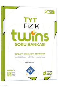 KR Akademi 2026 TYT Twins Fizik Soru Bankası